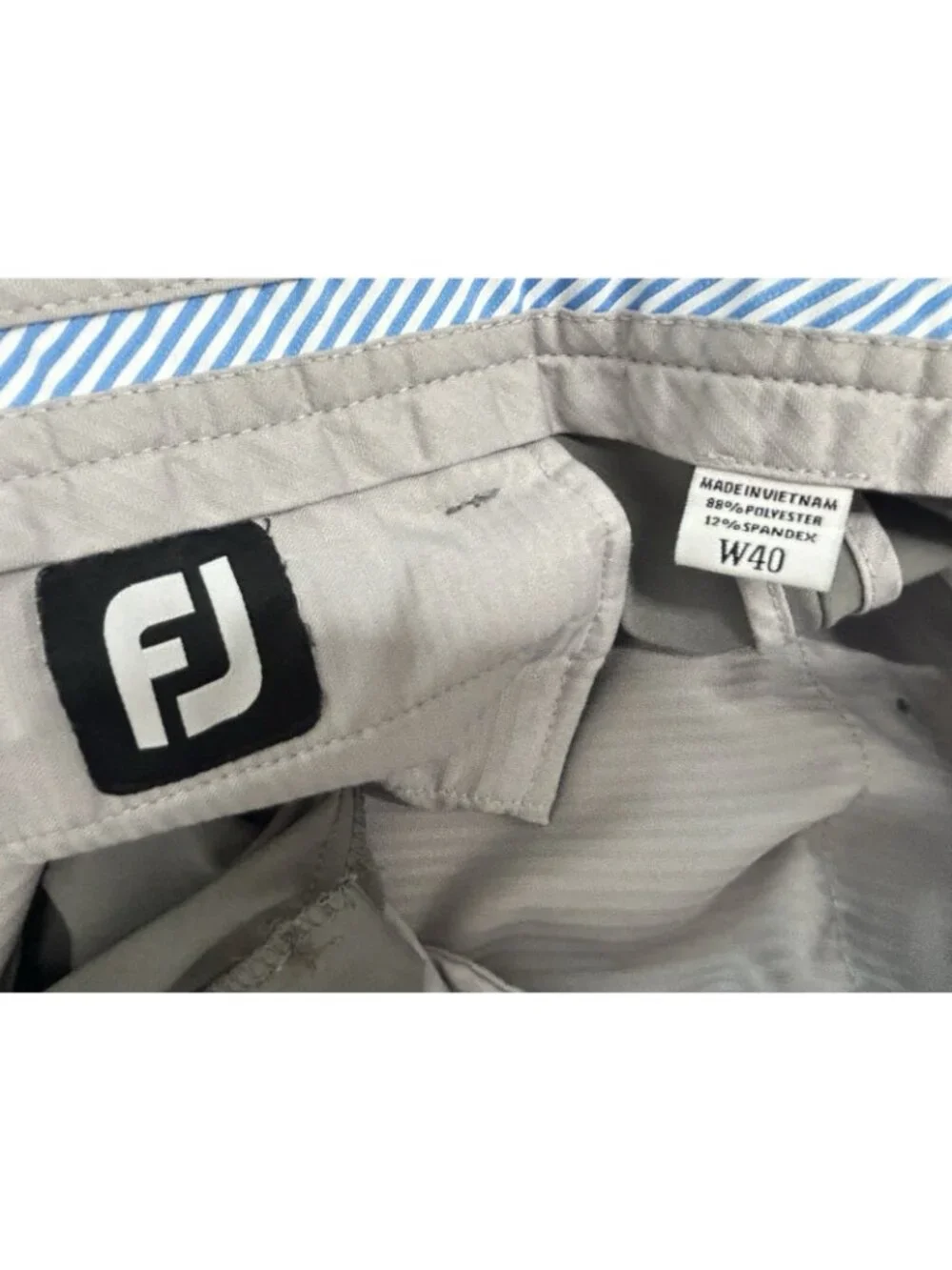 Footjoy Golf Shorts Mens Size 40 Gray 9